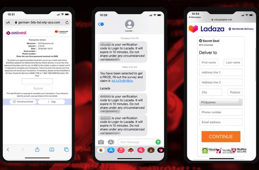  Phishing scam spoofs Lazada SMS account